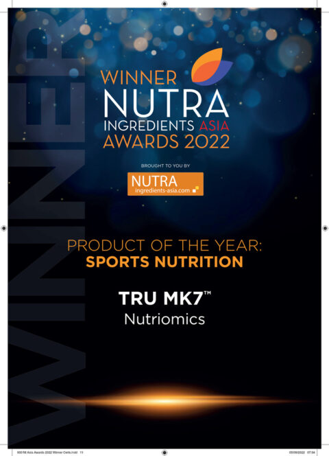 NutraIngredients-Asia Award | TruMK7 Joint Support Supplements